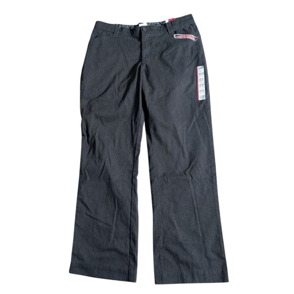 Lee Gray Dress Pants Just Below The Waist Stretch Womens Size 16 - Picture 1 of 9